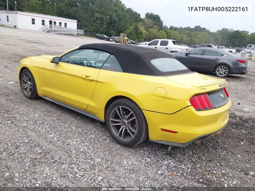 2016 FORD MUSTANG VIN 1FATP8UH0G5222161 — фото 3