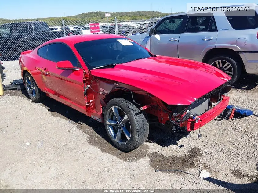FORD MUSTANG 2016, VIN 1FA6P8CF3G5246161