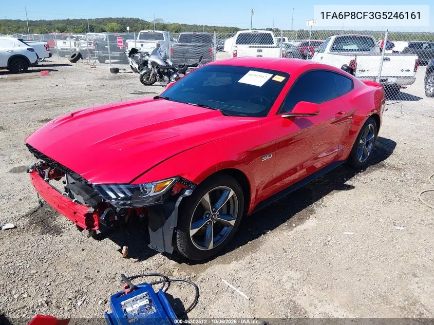 2016 FORD MUSTANG VIN 1FA6P8CF3G5246161 — фото 2