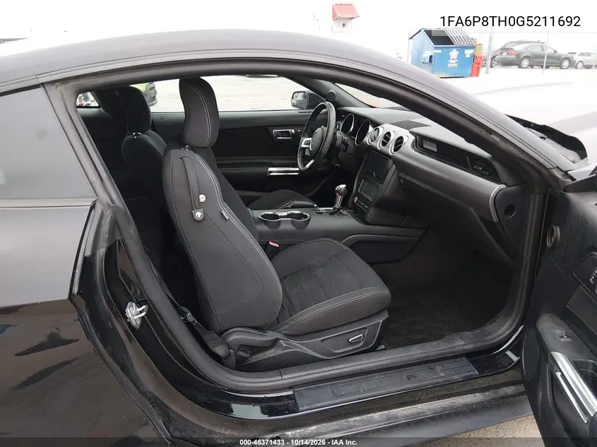 2016 FORD MUSTANG VIN 1FA6P8TH0G5211692 — фото 5