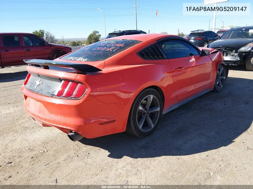 2016 FORD MUSTANG VIN 1FA6P8AM9G5209147 — фото 4