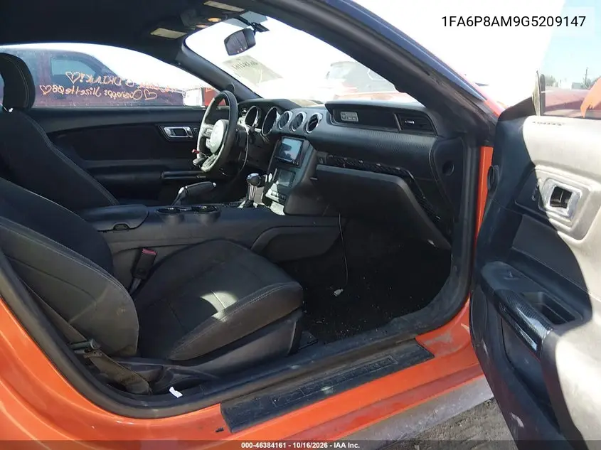 2016 FORD MUSTANG VIN 1FA6P8AM9G5209147 — фото 5