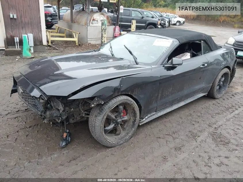 2017 FORD MUSTANG VIN 1FATP8EMXH5301091 — фото 2