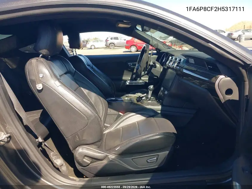 2017 FORD MUSTANG VIN 1FA6P8CF2H5317111 — фото 5