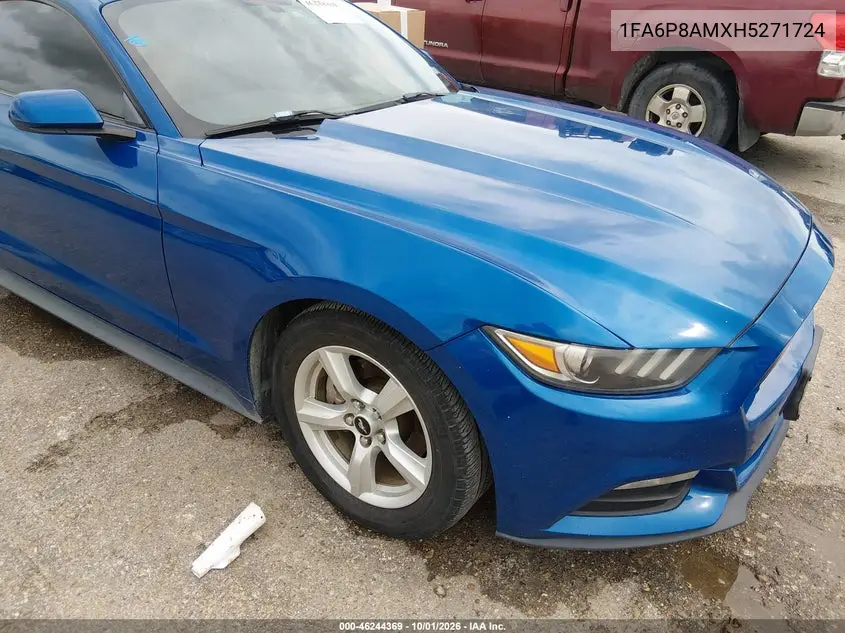 FORD MUSTANG 2017, VIN 1FA6P8AMXH5271724