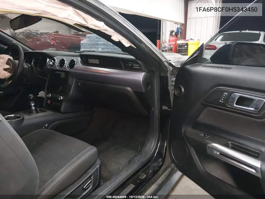 2017 FORD MUSTANG VIN 1FA6P8CF0H5343450 — фото 5
