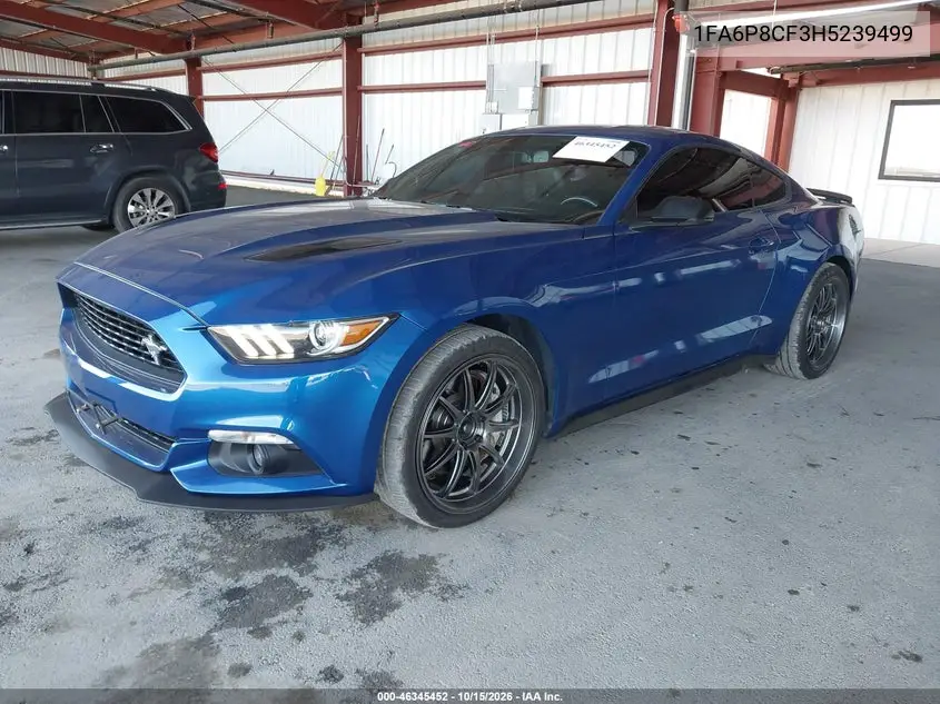 2017 FORD MUSTANG VIN 1FA6P8CF3H5239499 — фото 2