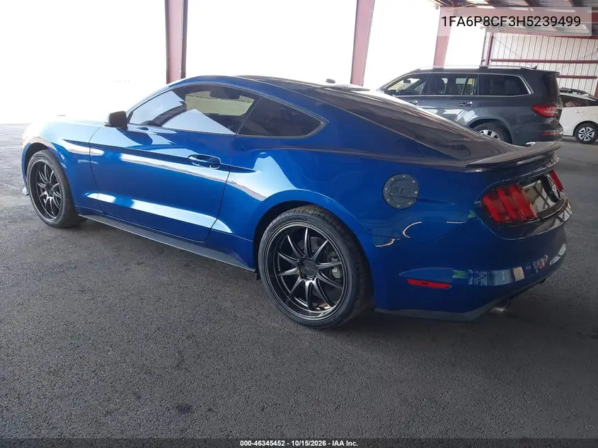 2017 FORD MUSTANG VIN 1FA6P8CF3H5239499 — фото 3