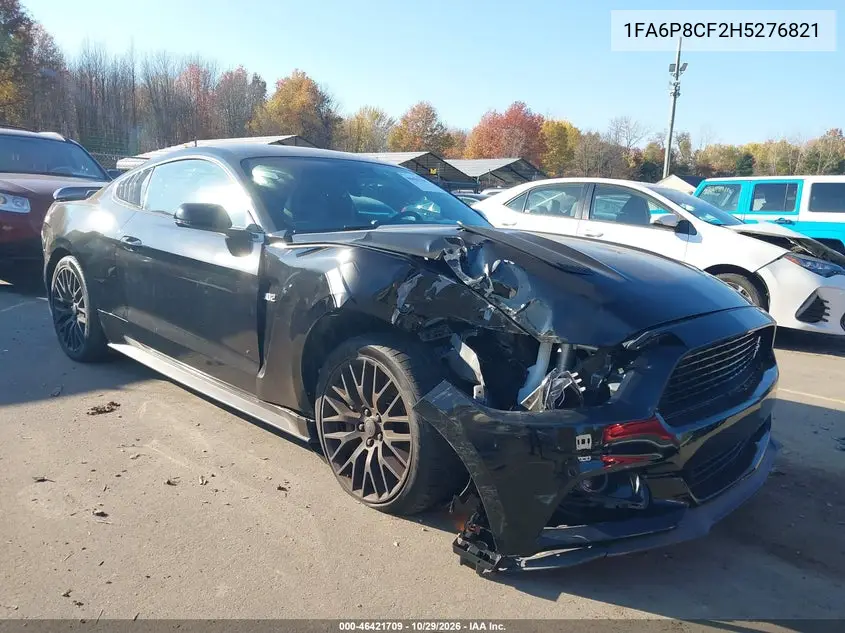 FORD MUSTANG 2017, VIN 1FA6P8CF2H5276821