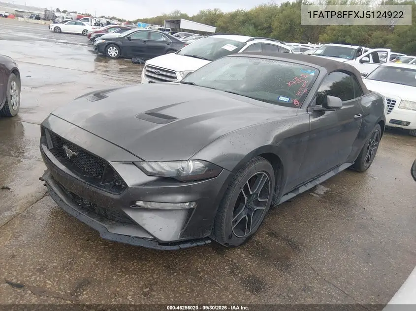 2018 FORD MUSTANG VIN 1FATP8FFXJ5124922 — фото 2