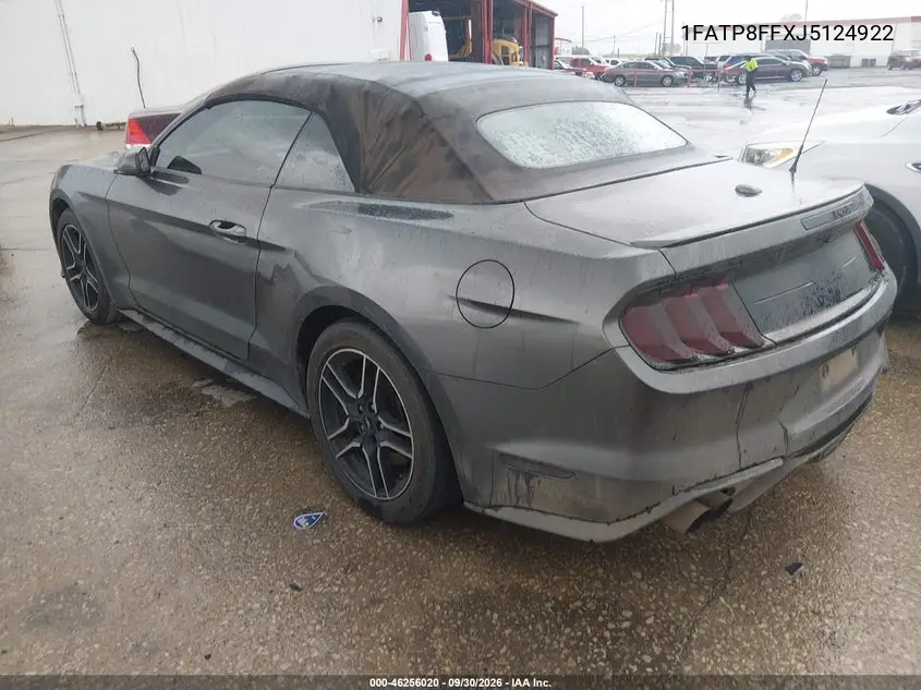 2018 FORD MUSTANG VIN 1FATP8FFXJ5124922 — фото 3