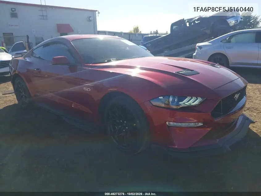 FORD MUSTANG 2018, VIN 1FA6P8CF5J5160440