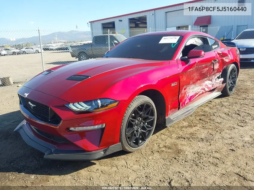 2018 FORD MUSTANG VIN 1FA6P8CF5J5160440 — фото 2