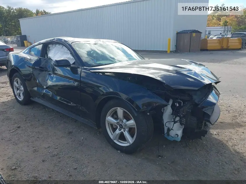 FORD MUSTANG 2018, VIN 1FA6P8TH7J5161543