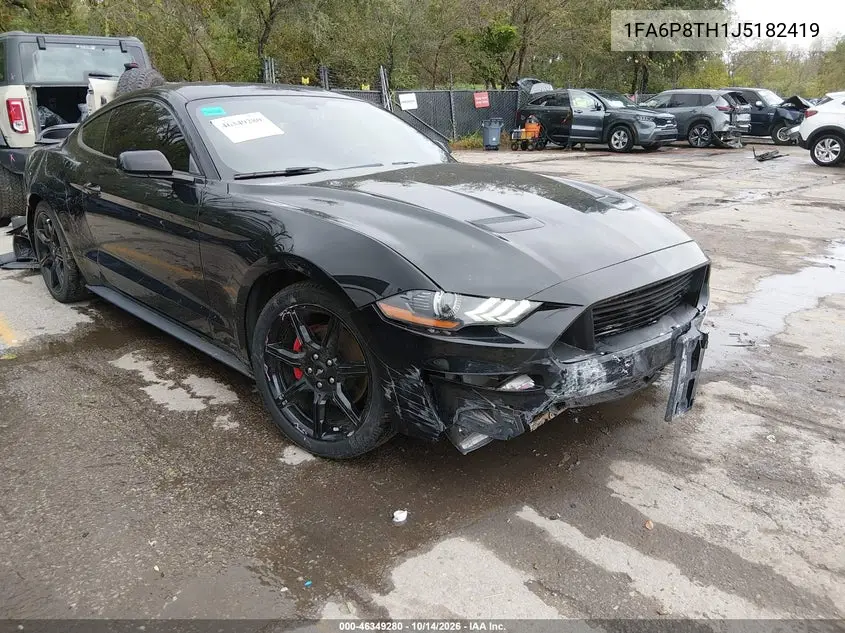 FORD MUSTANG 2018, VIN 1FA6P8TH1J5182419