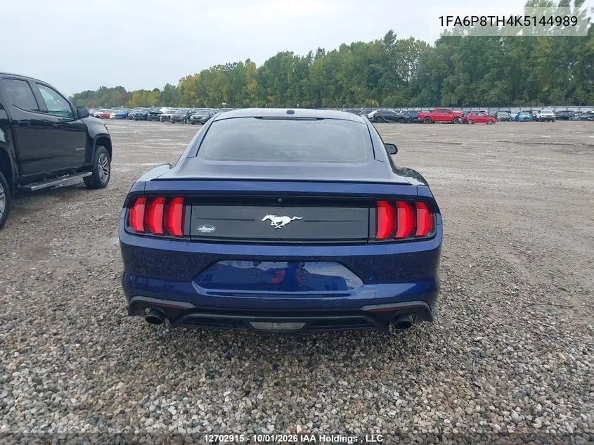 2019 FORD MUSTANG VIN 1FA6P8TH4K5144989 — фото 16