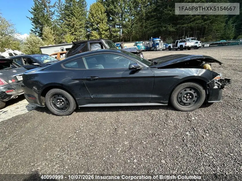 2019 FORD MUSTANG VIN 1FA6P8THXK5154667 — фото 4