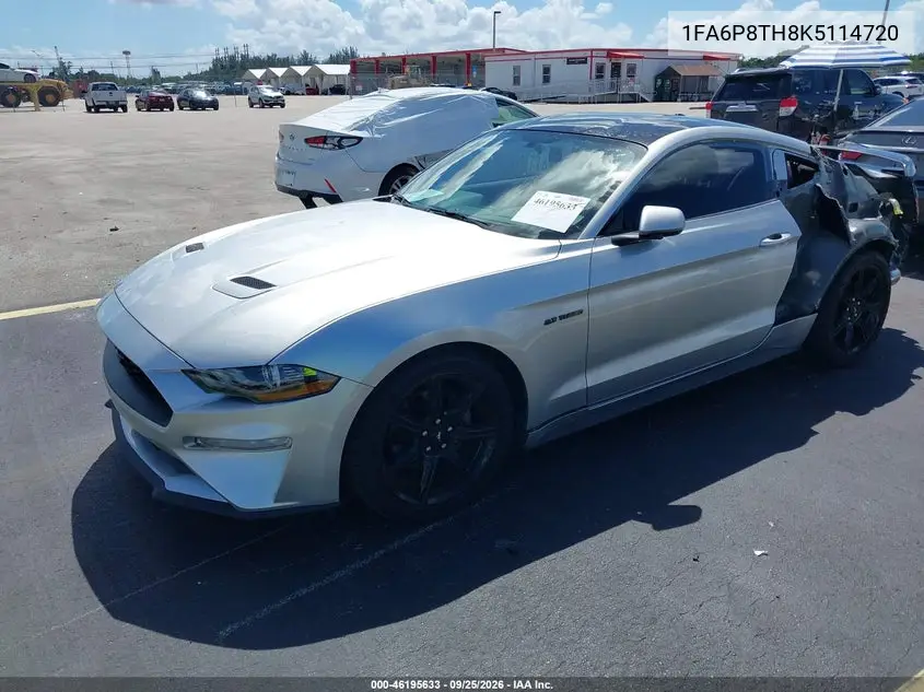 2019 FORD MUSTANG VIN 1FA6P8TH8K5114720 — фото 2