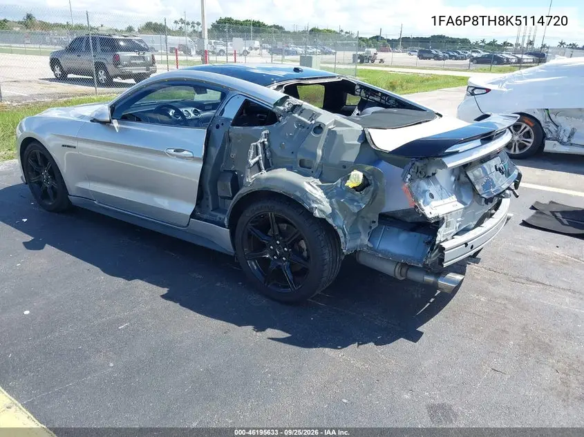 2019 FORD MUSTANG VIN 1FA6P8TH8K5114720 — фото 3