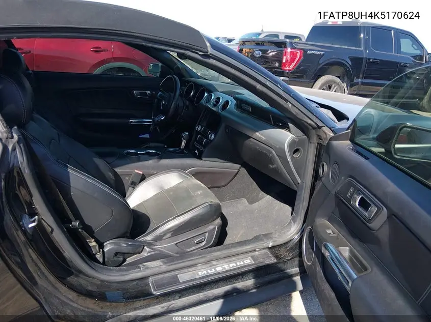 2019 FORD MUSTANG VIN 1FATP8UH4K5170624 — фото 5