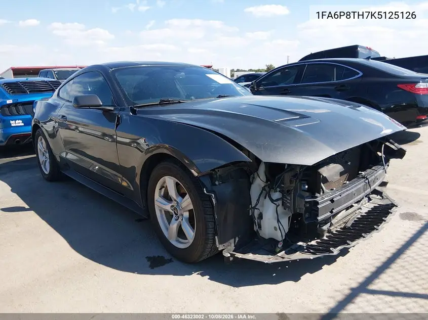FORD MUSTANG 2019, VIN 1FA6P8TH7K5125126