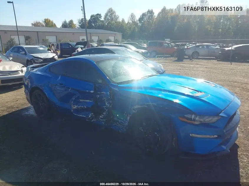 FORD MUSTANG 2019, VIN 1FA6P8THXK5163109