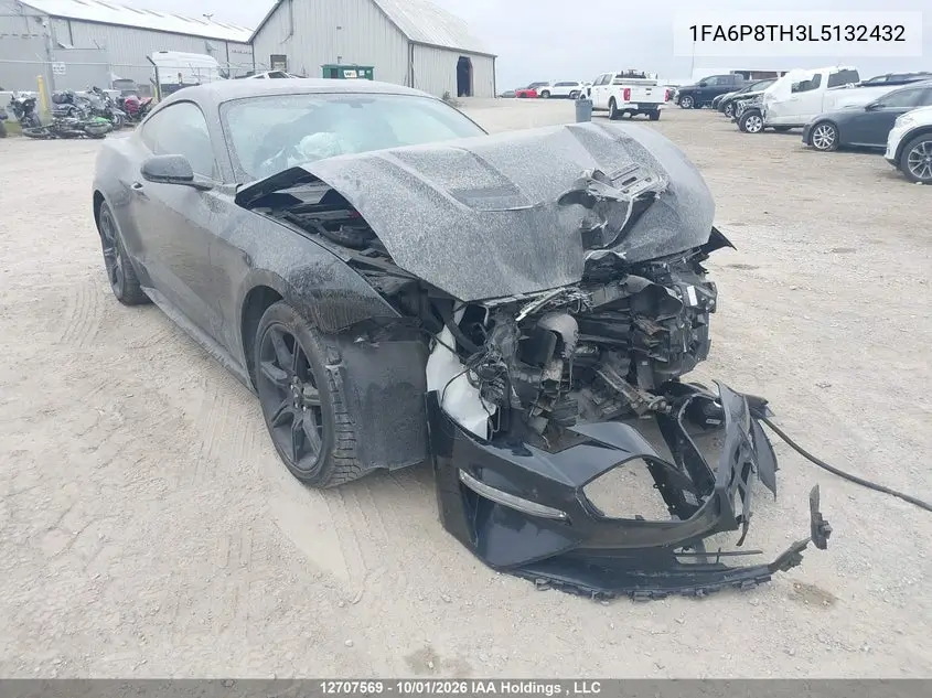FORD MUSTANG 2020, VIN 1FA6P8TH3L5132432
