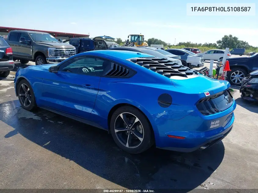2020 FORD MUSTANG VIN 1FA6P8TH0L5108587 — фото 3