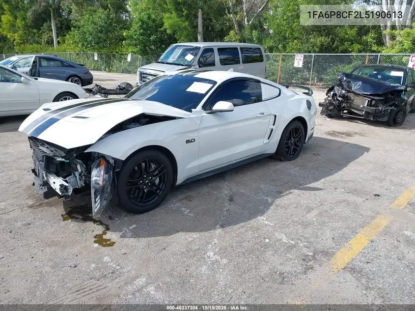 2020 FORD MUSTANG VIN 1FA6P8CF2L5190613 — фото 2