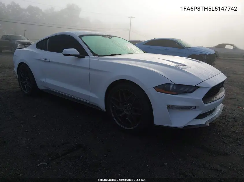FORD MUSTANG 2020, VIN 1FA6P8TH5L5147742