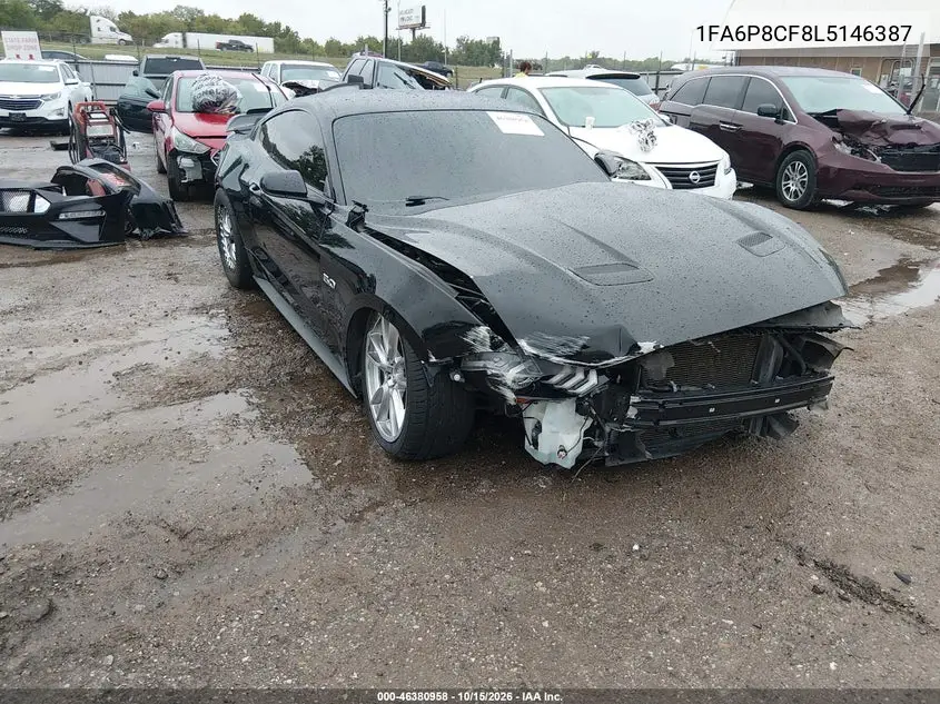 FORD MUSTANG 2020, VIN 1FA6P8CF8L5146387