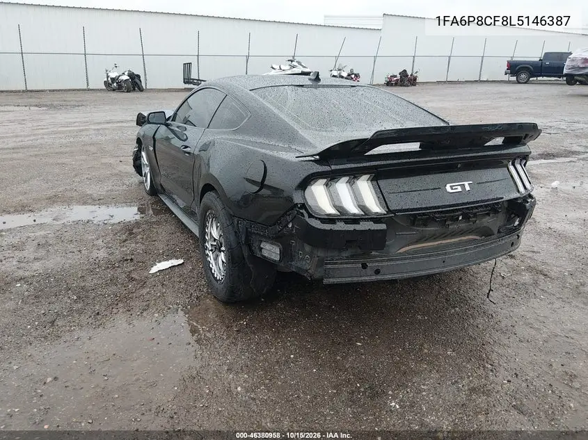 2020 FORD MUSTANG VIN 1FA6P8CF8L5146387 — фото 3