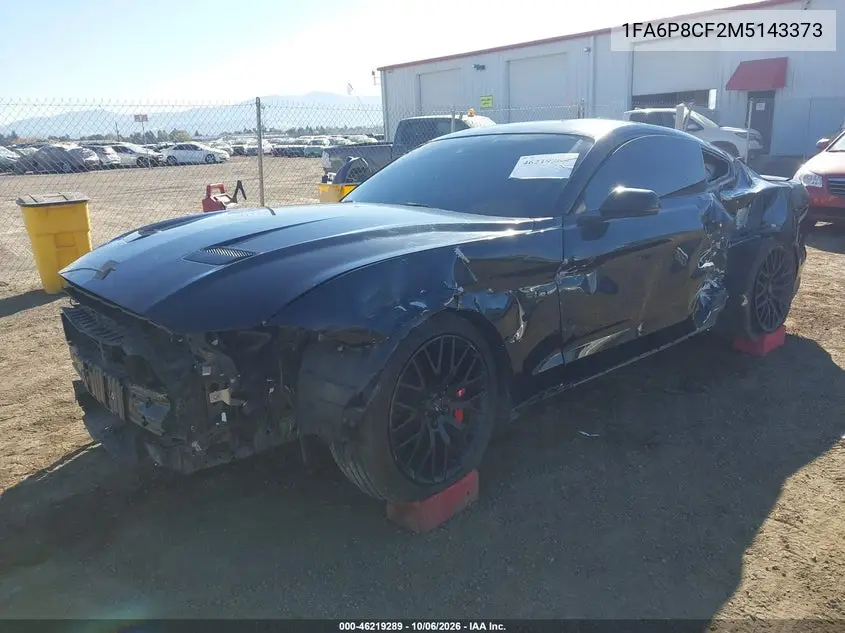 2021 FORD MUSTANG VIN 1FA6P8CF2M5143373 — фото 2