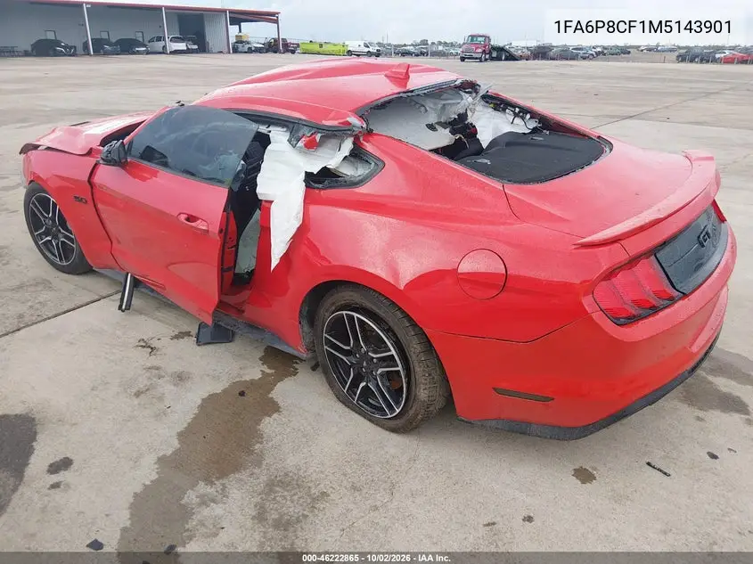 2021 FORD MUSTANG VIN 1FA6P8CF1M5143901 — фото 3