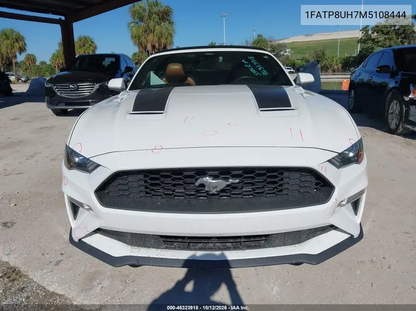 2021 FORD MUSTANG VIN 1FATP8UH7M5108444 — фото 13