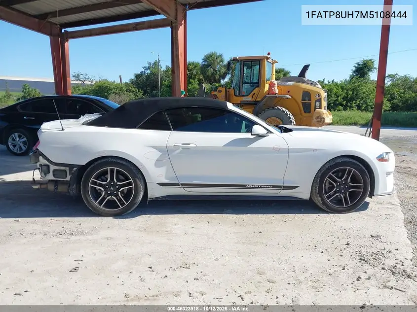 2021 FORD MUSTANG VIN 1FATP8UH7M5108444 — фото 14