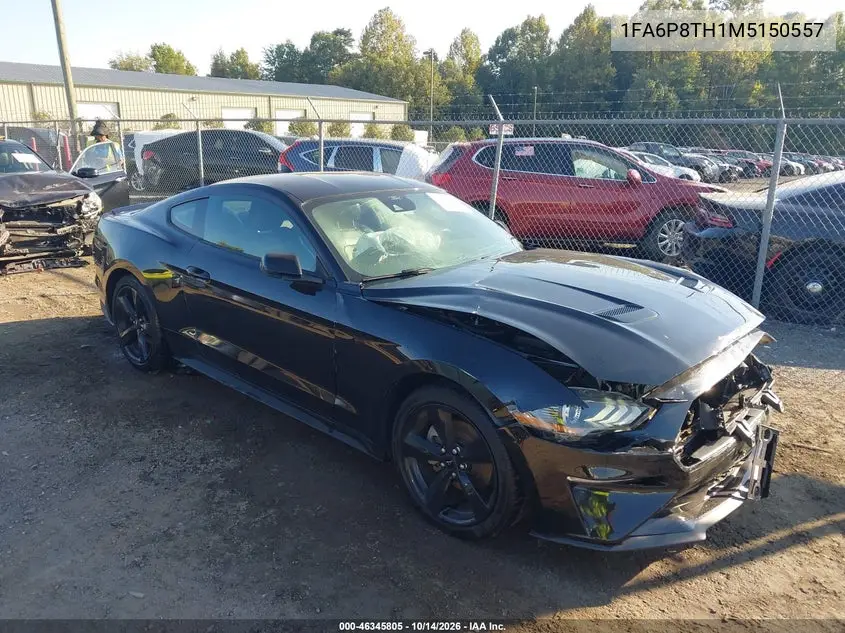 FORD MUSTANG 2021, VIN 1FA6P8TH1M5150557