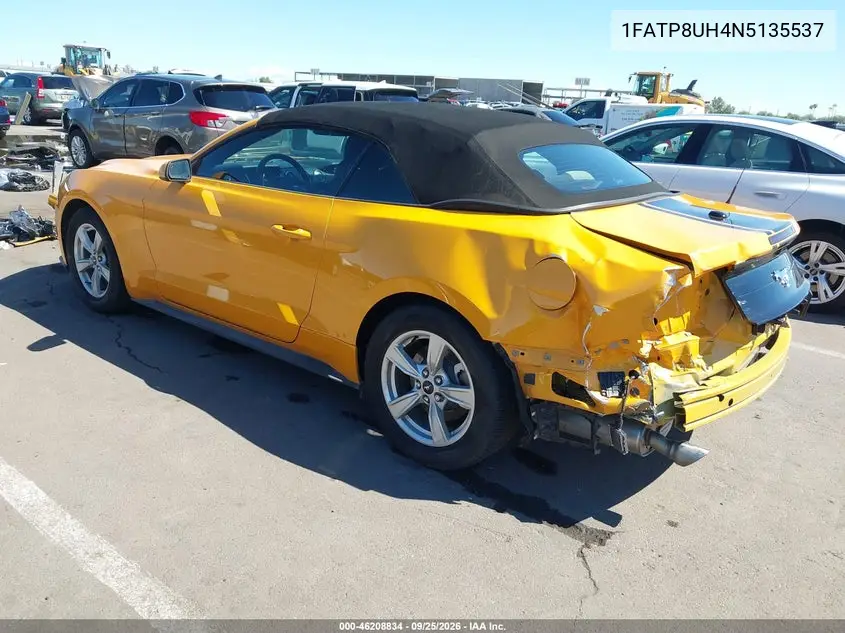2022 FORD MUSTANG VIN 1FATP8UH4N5135537 — фото 3