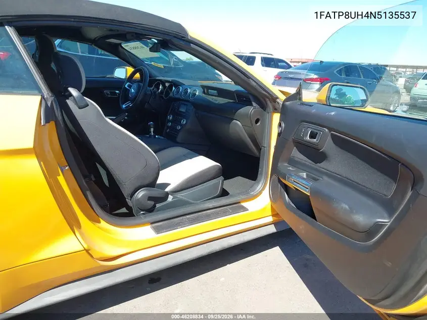 2022 FORD MUSTANG VIN 1FATP8UH4N5135537 — фото 5