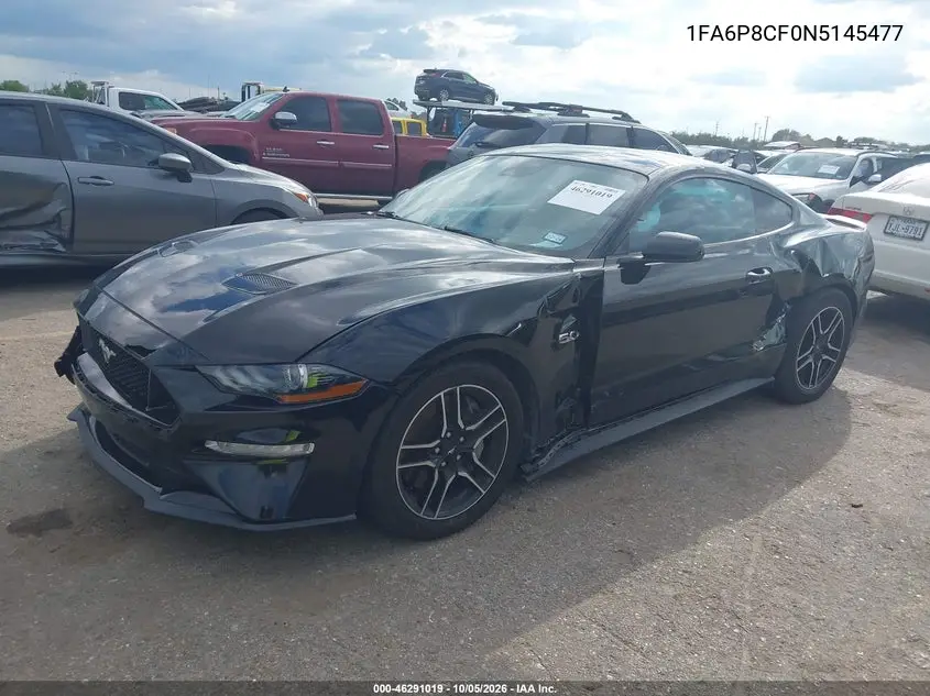 2022 FORD MUSTANG VIN 1FA6P8CF0N5145477 — фото 2