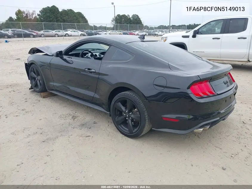 2022 FORD MUSTANG VIN 1FA6P8CF0N5149013 — фото 3