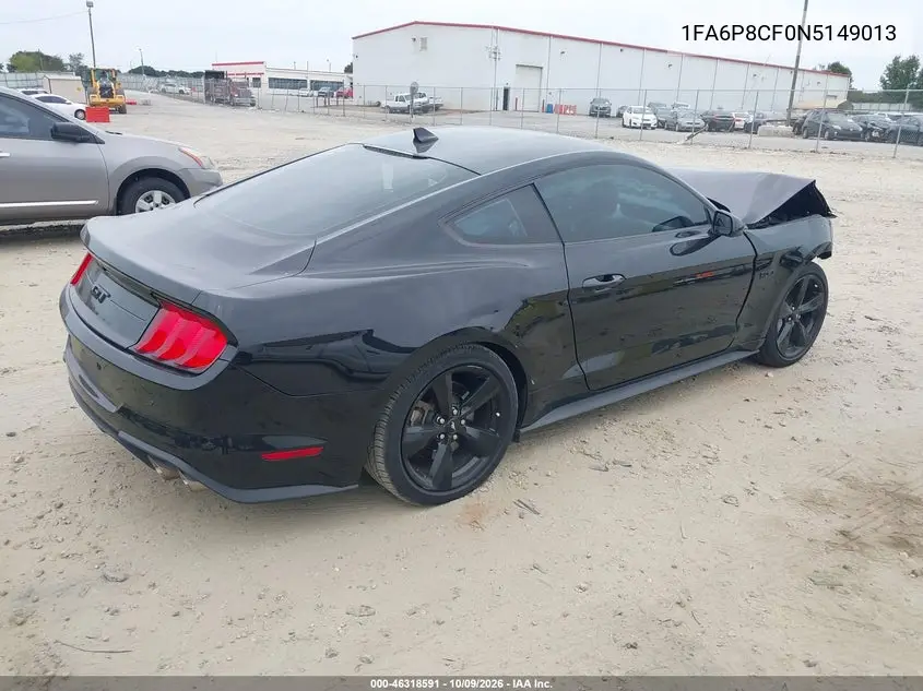 2022 FORD MUSTANG VIN 1FA6P8CF0N5149013 — фото 4