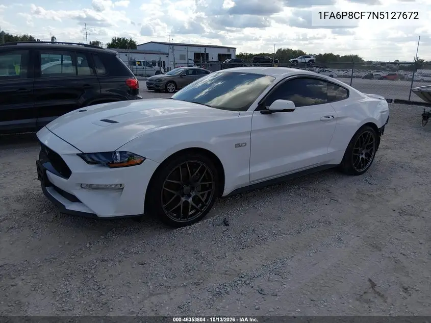 2022 FORD MUSTANG VIN 1FA6P8CF7N5127672 — фото 2