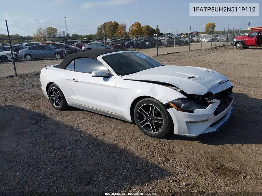 FORD MUSTANG 2022, VIN 1FATP8UH2N5119112