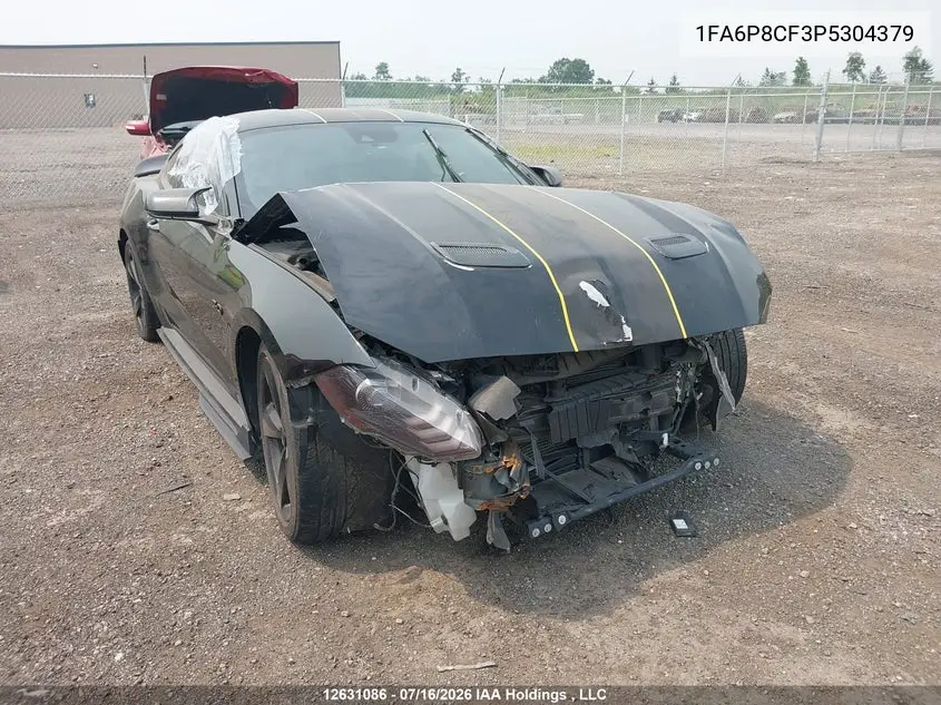 FORD MUSTANG 2023, VIN 1FA6P8CF3P5304379