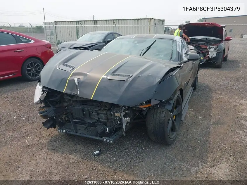 2023 FORD MUSTANG VIN 1FA6P8CF3P5304379 — фото 2