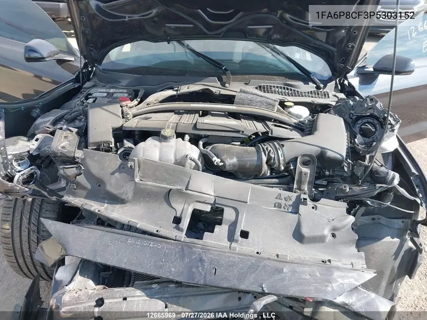 2023 FORD MUSTANG VIN 1FA6P8CF3P5303152 — фото 10