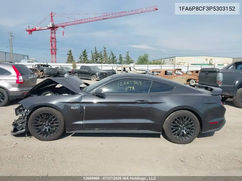 2023 FORD MUSTANG VIN 1FA6P8CF3P5303152 — фото 15