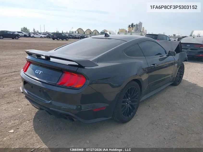2023 FORD MUSTANG VIN 1FA6P8CF3P5303152 — фото 4