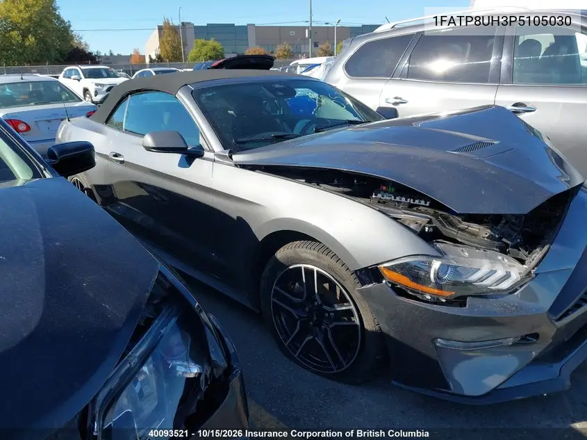 FORD MUSTANG 2023, VIN 1FATP8UH3P5105030